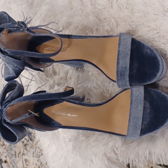 Antonio Melani, the Janie Velvet Platform Dress Sandals Women's  NEW Clearance - Picture 5 of 9